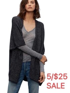 ARITZIA Community Iconic Cape Cardigan Blue Size Small 5/$25 SALE